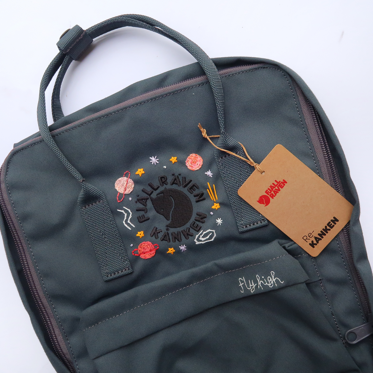Kanken bag embroidery best sale