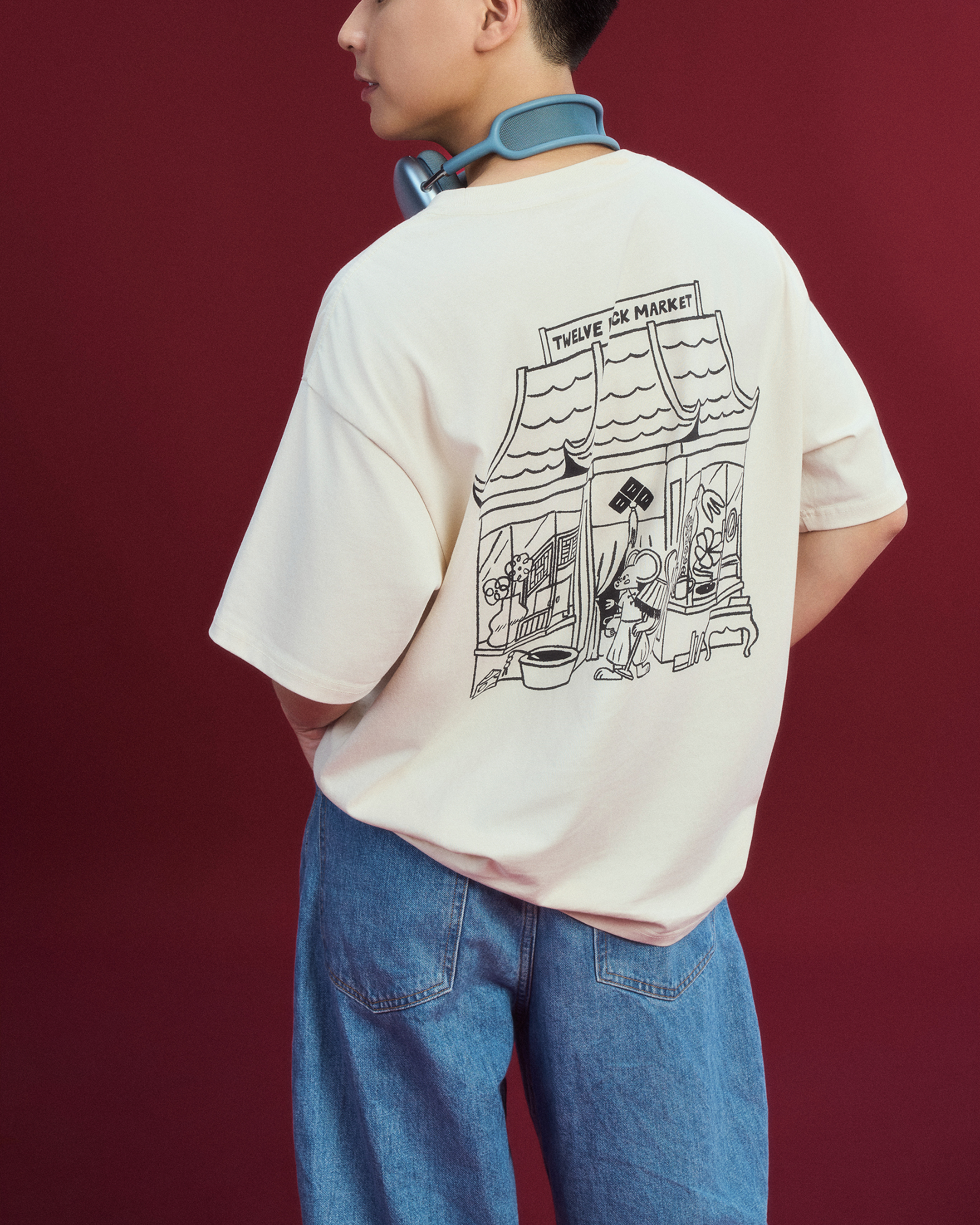 Twelve Luck Market T-Shirt - Rat