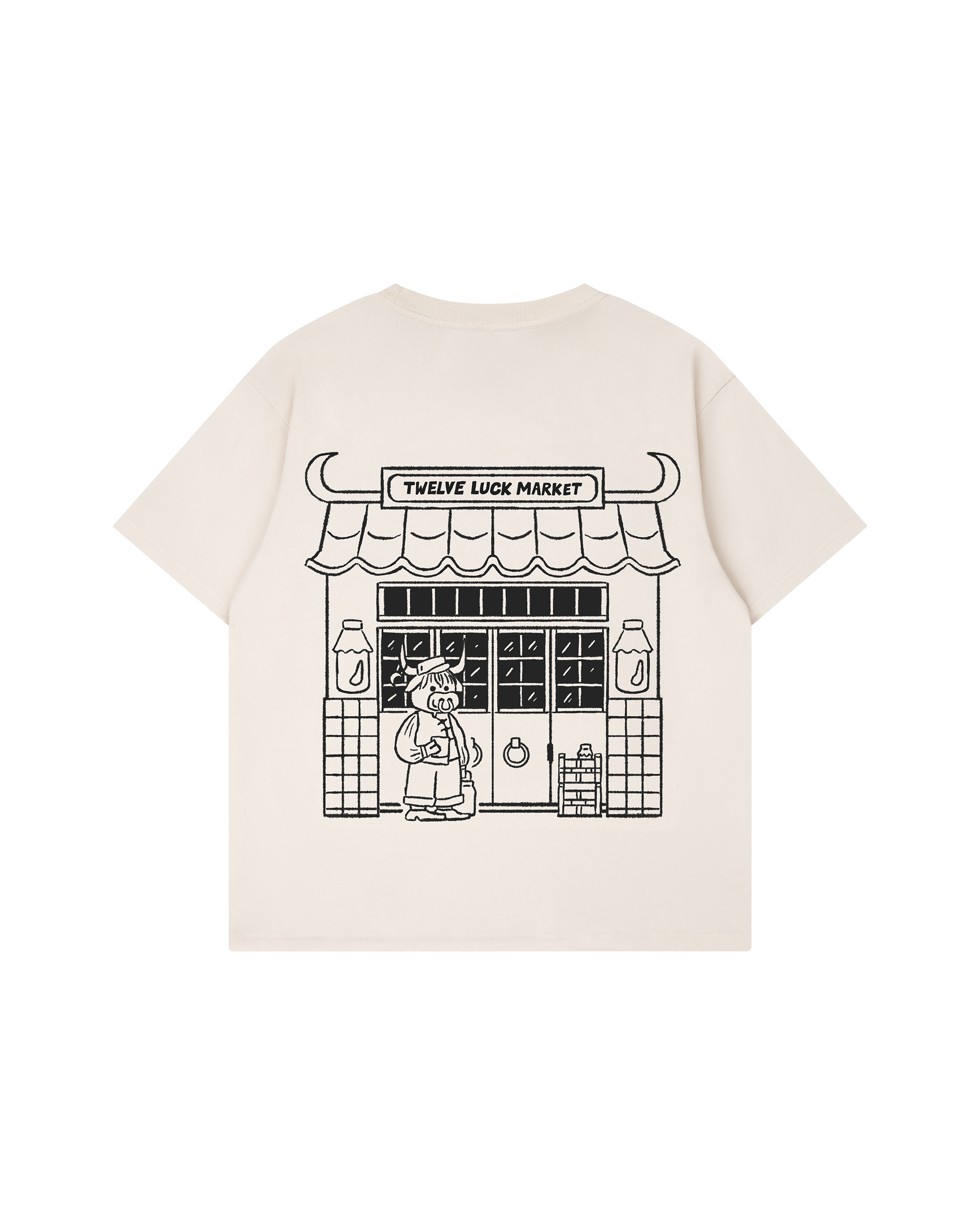 Twelve Luck Market T-Shirt - Ox