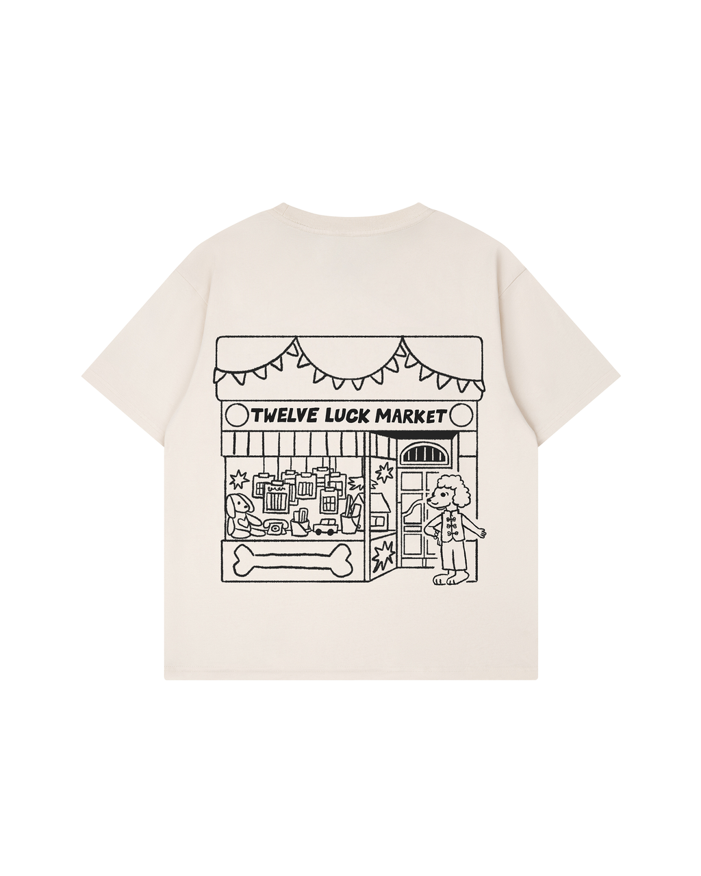 Twelve Luck Market T-Shirt - Dog