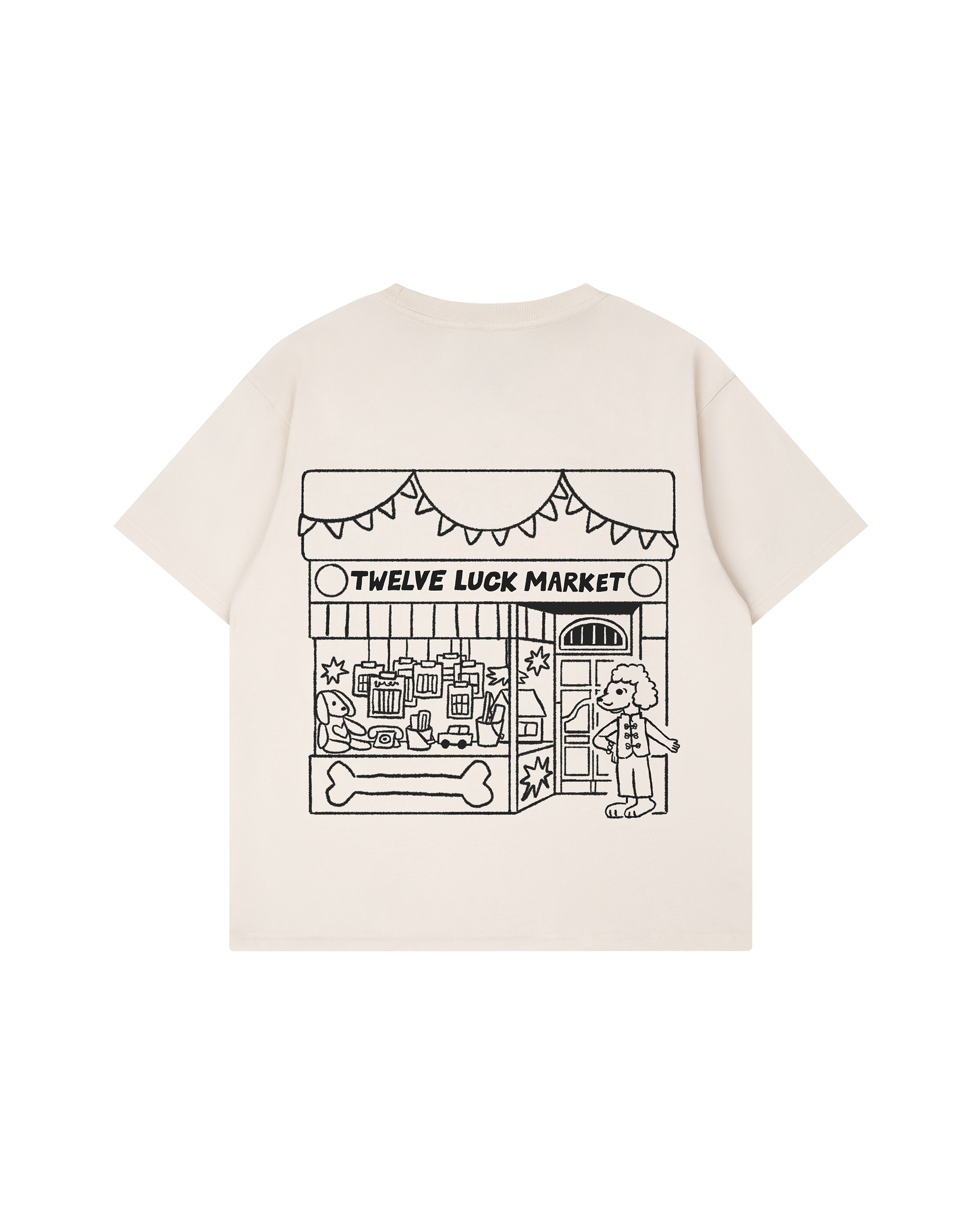 Twelve Luck Market T-Shirt - Dog