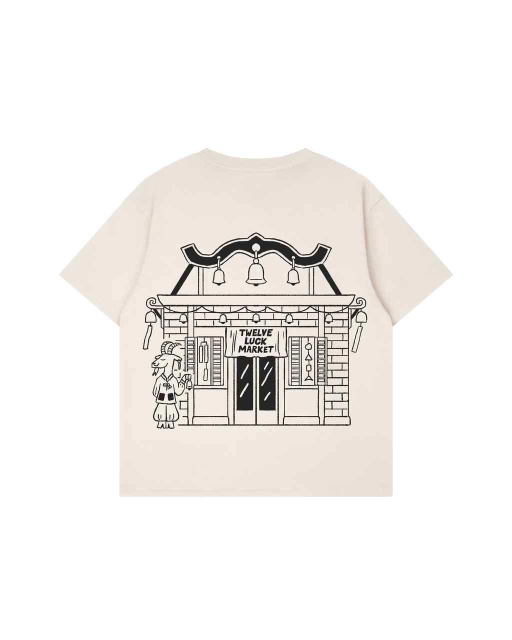 Twelve Luck Market T-Shirt - Goat