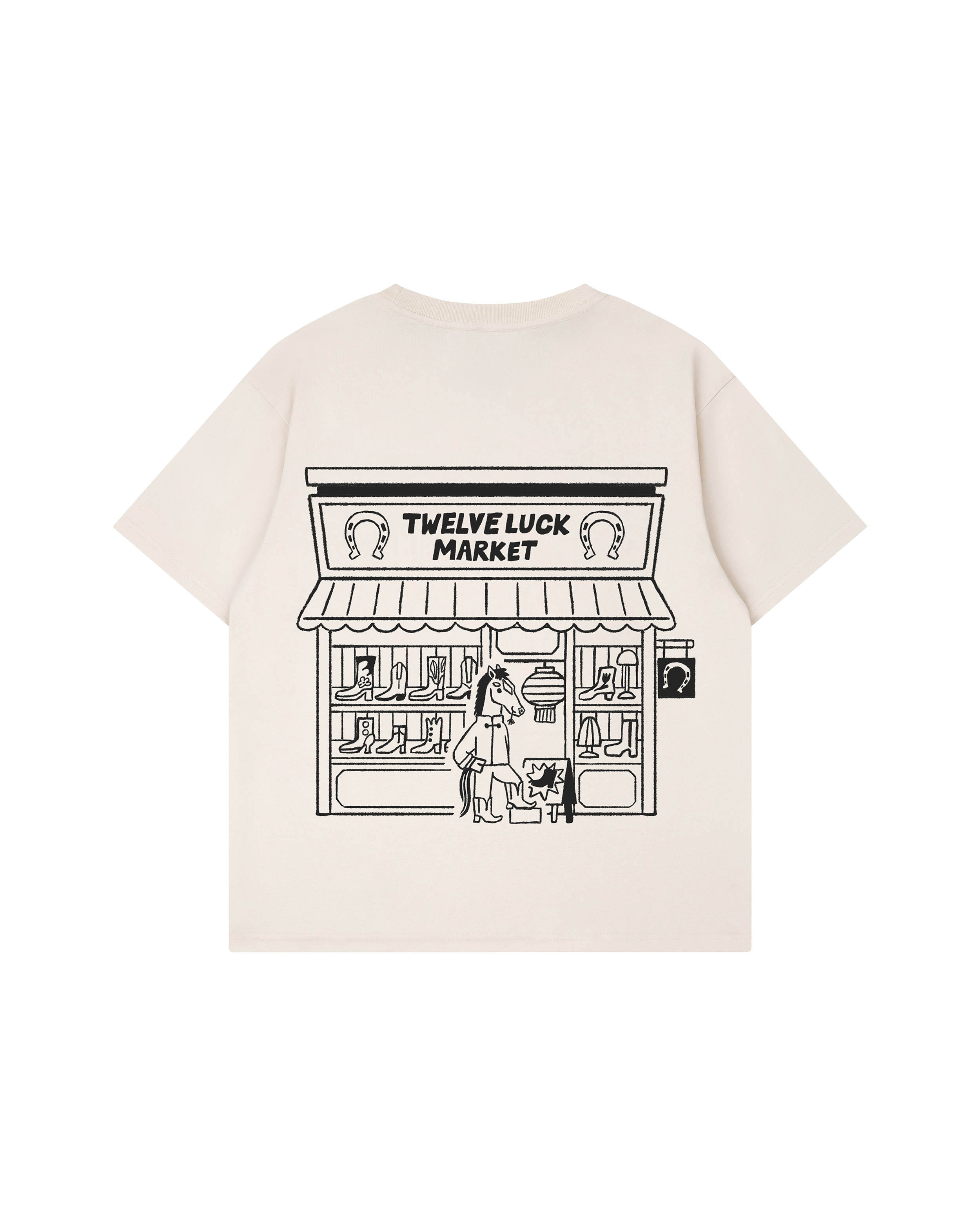 Twelve Luck Market T-Shirt - Horse