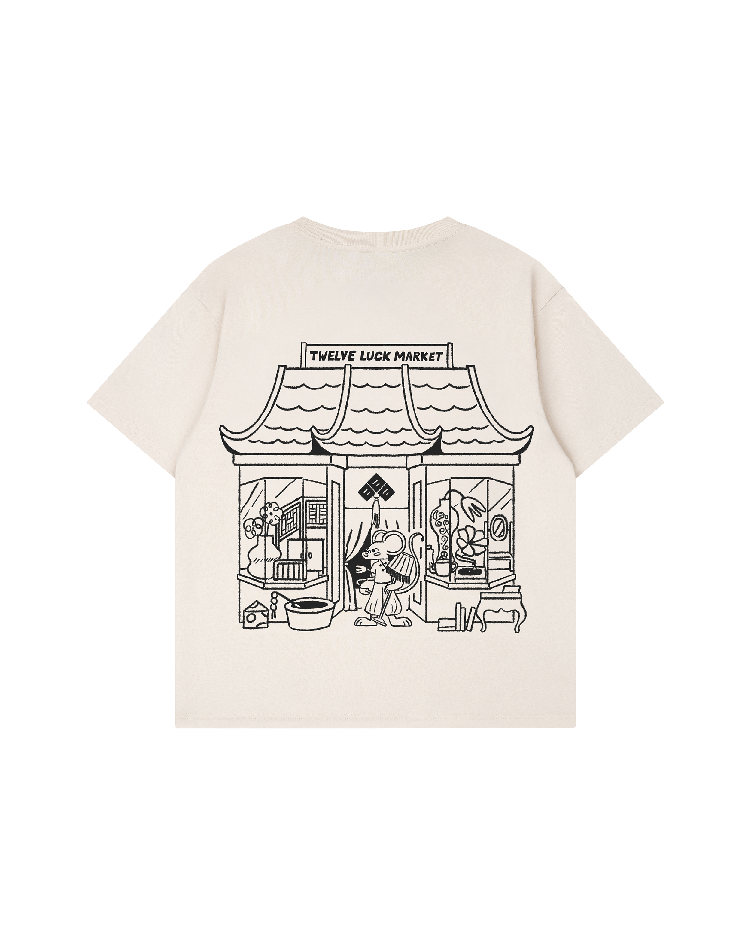 Twelve Luck Market T-Shirt - Rat