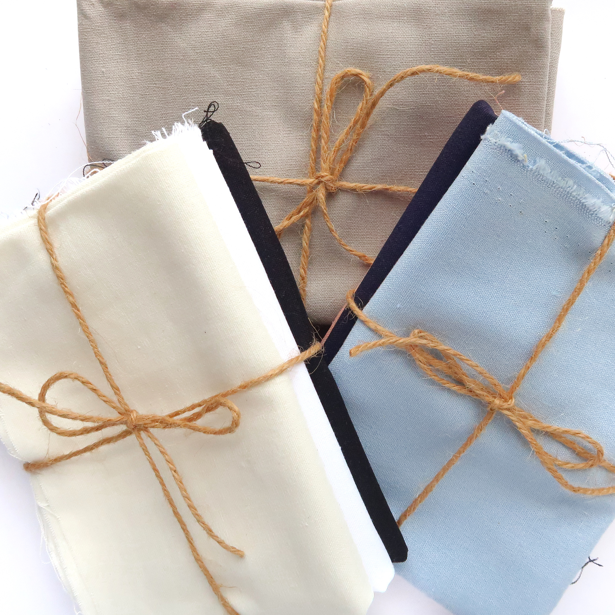 Lila Cotton-Linen Embroidery Cloth