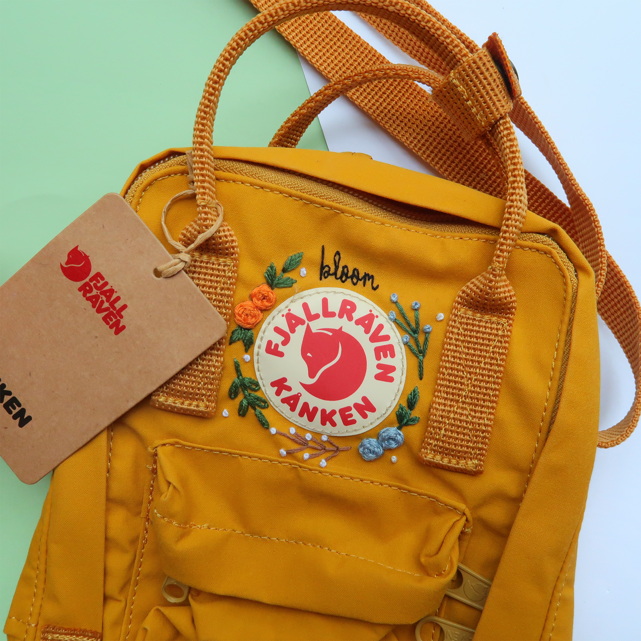 Embroidered Kanken Blooms