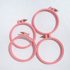 Embroidery Plastic Hoop (Pastel)