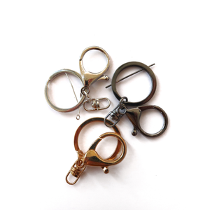 Mini Keychain Hoops (Set of 3)
