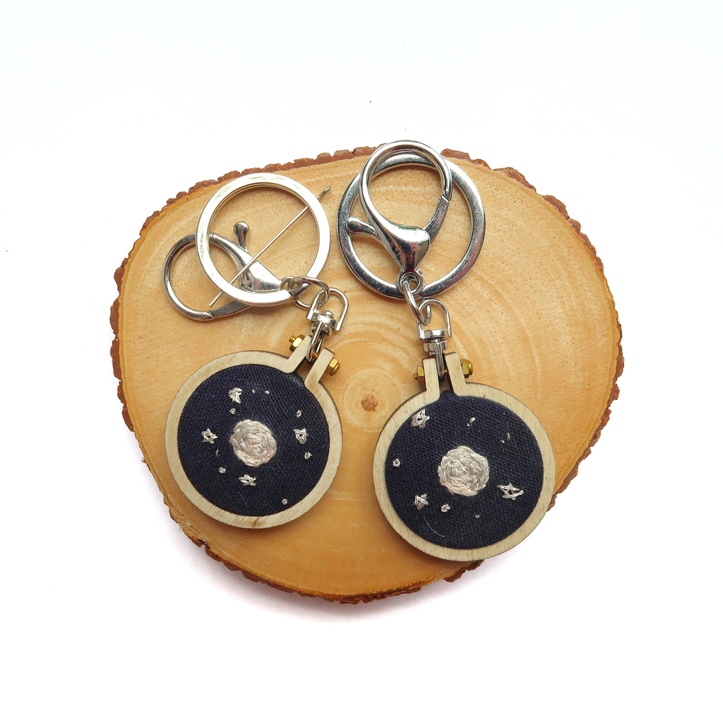 Mini Keychain Hoops (Set of 3)