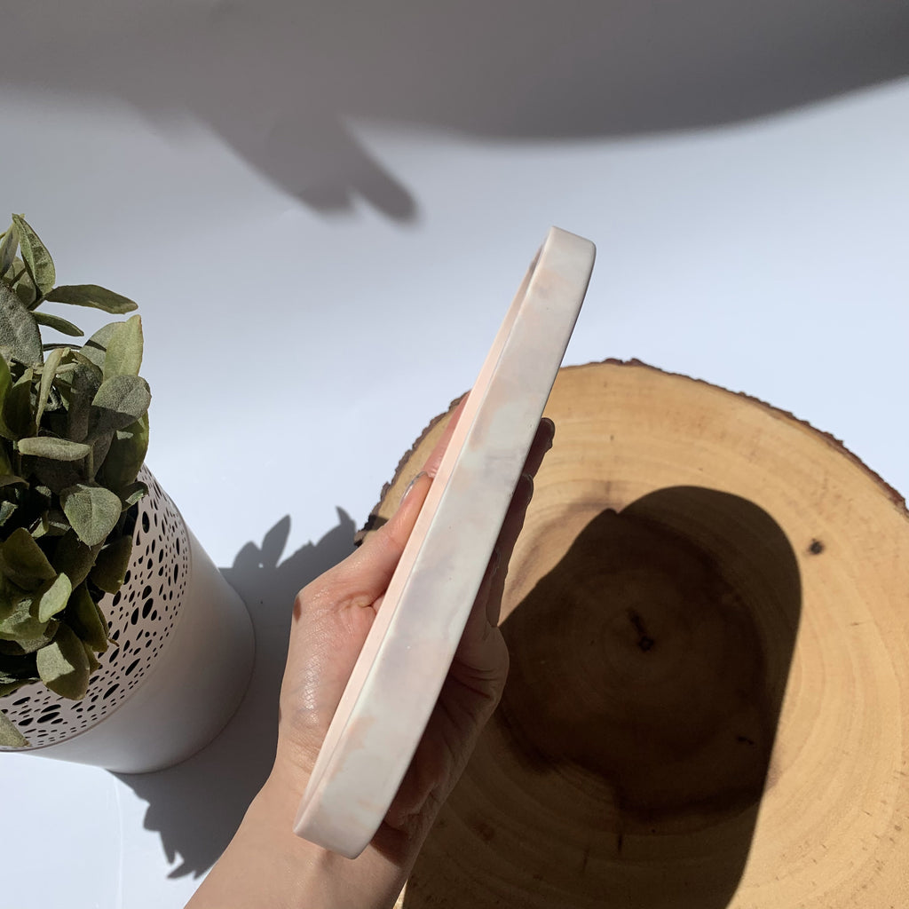 Tray - Pink Whistle Watercolour