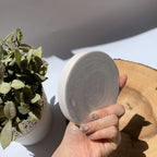 Fat Round Coaster - Lilac Watercolour