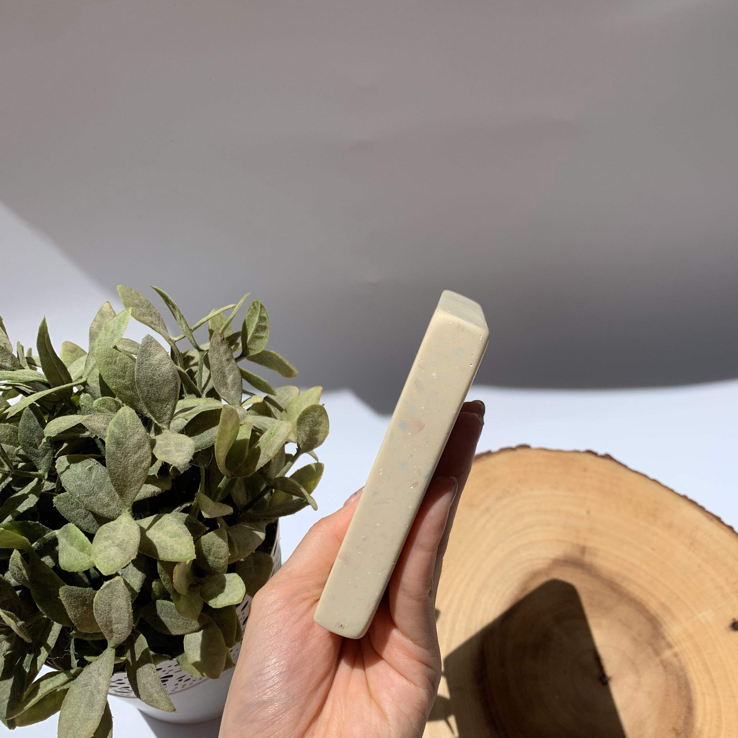 Square Coaster - Butter Speckled